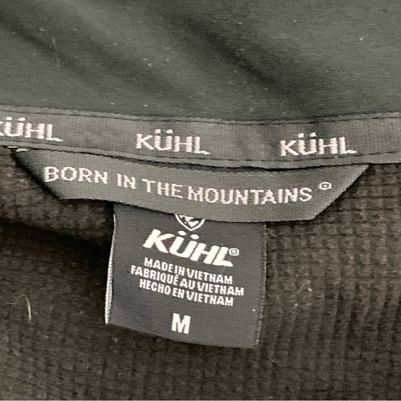 KUHL Born in the Mountains Jacket Mens M Gray Full-Zip Outdoor Hiking Logo - Picture 8 of 16